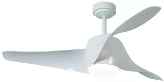 Ανεμιστήρας Οροφής Fos me 132.08cm με Φως & Τηλεχειριστήριο Λευκό