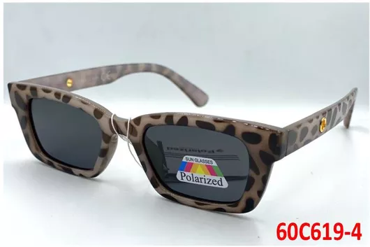 Γυαλιά Ηλίου Polarized με Crystal Σκελετό & Μαύρο Φακό 