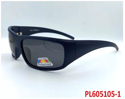 Γυαλιά Ηλίου Polarized με Μπλε Σκελετό & Μαύρο Φακό 