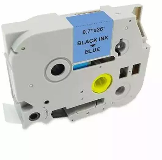 Ταινία Ετικετογράφου MediaRange MRBTZ541 για Brother TZ-541/TZe-541 18mm x 8m Black On Blue Μαύρο