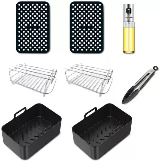 Φόρμα Μαγειρέματος Rohnson για Air Fryer Σετ 8τμχ