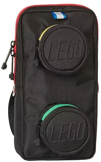 Σχολική Τσάντα Γυμνασίου - Λυκείου Lego Brick Μαύρο