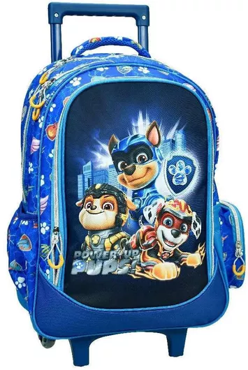 Σχολική Τσάντα Δημοτικού Τρόλεϊ Gim Paw Patrol Μπλε