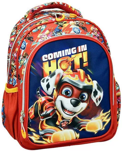 Σχολική Τσάντα Νηπιαγωγείου Gim Paw Patrol Κόκκινο