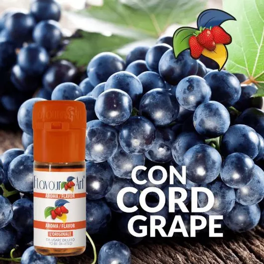 Συμπυκνωμένο Άρωμα Αναπλήρωσης Ηλεκτρονικού Τσιγάρου Flavour Art 10ml Flavour Art Grape Concord 10ml