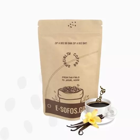 Καφές Φίλτρου Sofos Decaffeine Βανίλια με Άρωμα Vanilla 126gr