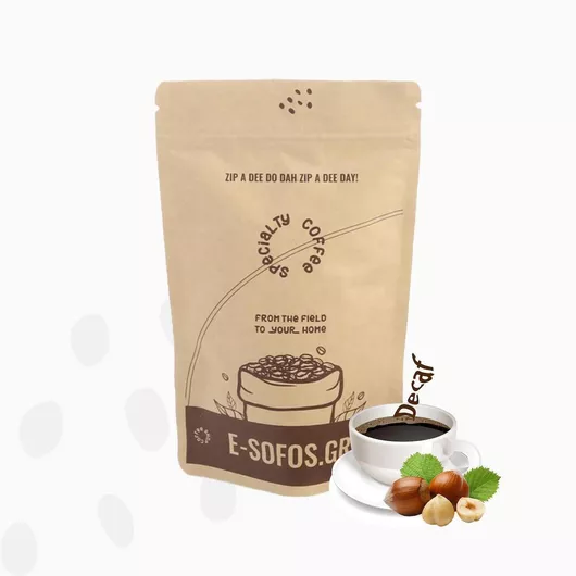 Καφές Φίλτρου Sofos Decaffeine με Άρωμα Hazelnut 126gr
