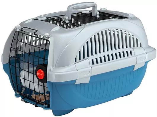 Κλουβί Μεταφοράς Σκύλου Ferplast Atlas 20 Deluxe με Μαξιλάρι Ποτίστρα & Ανοιγόμενη Οροφή 57.6x37.4x33cm