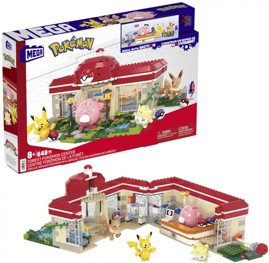 Τουβλάκια Mega Bloks Mega Pokémon Center Σετ 648τμχ