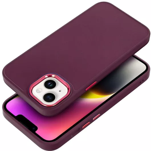 Frame Back Cover Σιλικόνης/Πλαστικό Μοβ Redmi Note 13 5G