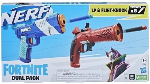Nerf Hasbro Fortnite Dual Pack LP And Flint-Knock για 8+ Ετών
