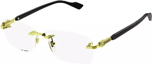 Unisex Σκελετός Γυαλιών Οράσεως Gucci Gg1221O 001 56 Κοκάλινος Μαύρο