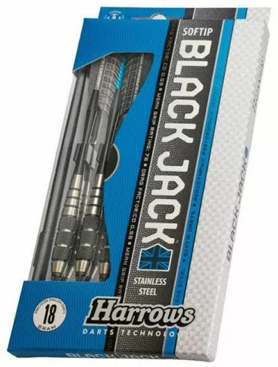 Βελάκια Harrows Black Jack με Μαλακή Μύτη