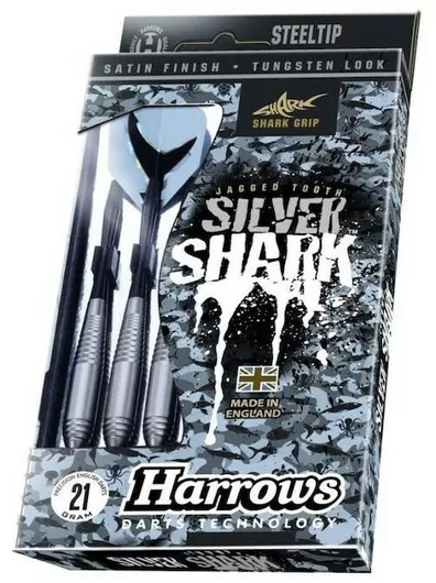 Βελάκια Harrows Silver Shark με Σκληρή Μύτη