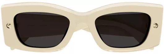 Γυαλιά Ηλίου Alexander McQueen με Κοκκάλινο Σκελετό Λευκό