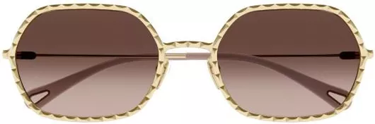 Γυναικεία Γυαλιά Ηλίου Chloe με Μεταλλικό Σκελετό Χρυσό