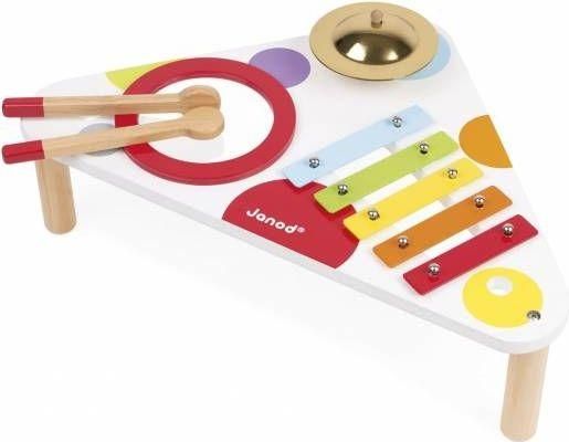 Κρουστό Janod Ξύλινο Musical Table Confetti για 12+ Μηνών