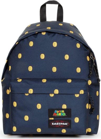 Σχολική Τσάντα Πλάτης Γυμνασίου / Λυκείου Eastpak Padded Pak'r Mario 31x18x40cm Μπλε