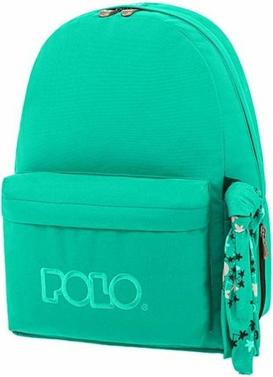 Σχολική Τσάντα Πλάτης Γυμνασίου / Λυκείου Polo Original 31x18x41cm Πράσινο