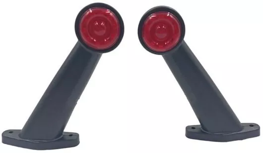 Πλευρικά Φώτα Φορτηγού 4x1.5x 8cm Λευκό/Κόκκινο