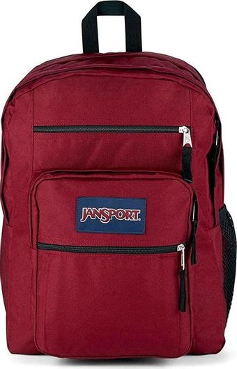 Σχολική Τσάντα Πλάτης Δημοτικού Jansport Big Student 34lt Russet Κόκκινο