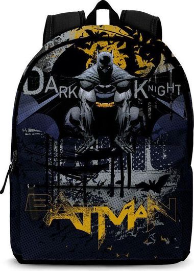 Σχολική Τσάντα Πλάτης Δημοτικού Karactermania Dark Night 30x18x41cm Μαύρο