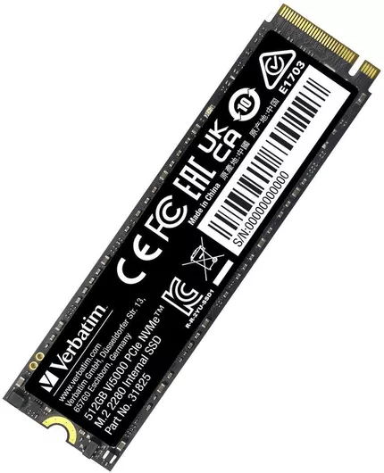 SSD Verbatim Vi5000 512GB M.2 NVMe PCI Express 4.0