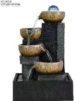 Συντριβάνι Εξωτερικού Χώρου Feng Shui 202787 με Φως 25x18x39cm