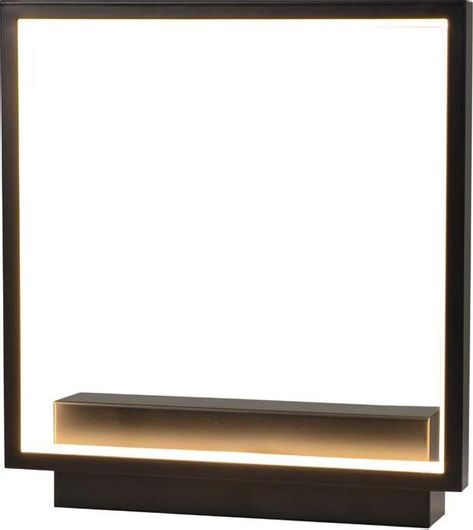 Φωτιστικό Τοίχου Inlight 43034 Μοντέρνο με Ενσωματωμένο LED Μαύρο Πλάτους 25cm