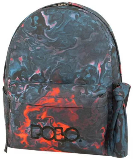 Σχολική Τσάντα Γυμνασίου - Λυκείου Polo Original Black/Red Craft