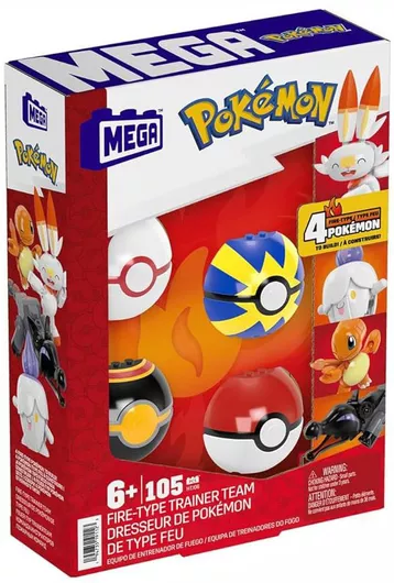 Τουβλάκια Mega Bloks Pokemon για 6+ Ετών 105τμχ