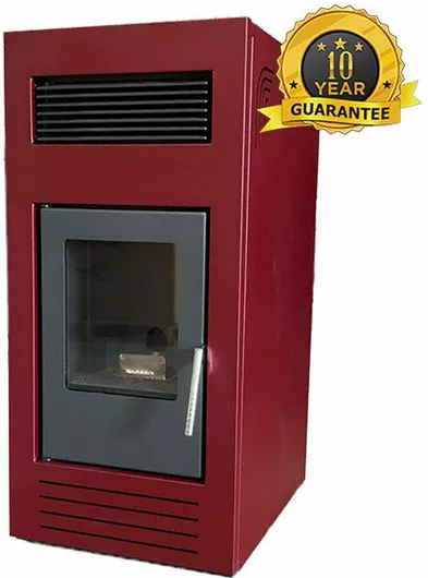 Σόμπα Pellet Mytherm Angela TA Αερόθερμη / Αεραγωγών 10kW Μπορντό