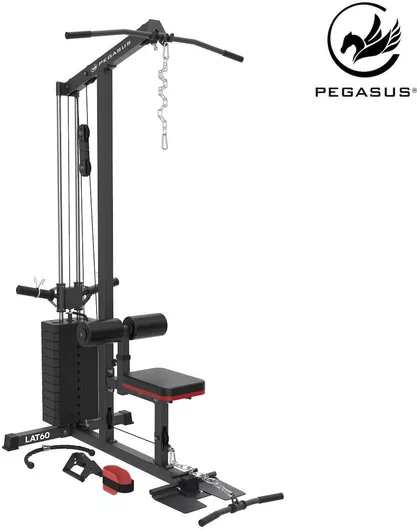 Τροχαλίας Πλάτης Pegasus LAT60 με Βάρη