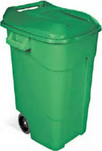Κάδος Απορριμμάτων Tayg Πλαστικός Τροχήλατος 120 VE 120lt Πράσινος