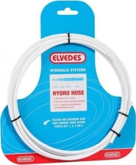 Καλώδιο για υδραυλικά δισκόφρενα Elvedes (3m) ΛΕΥΚΟ