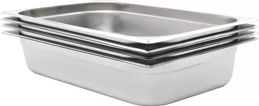 Σκεύη Gastronorm vidaXL GN1/1 4τμχ
