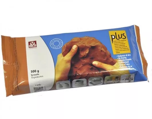 Πηλοί Fibercolor Καφέ 500gr 6 Τεμάχια
