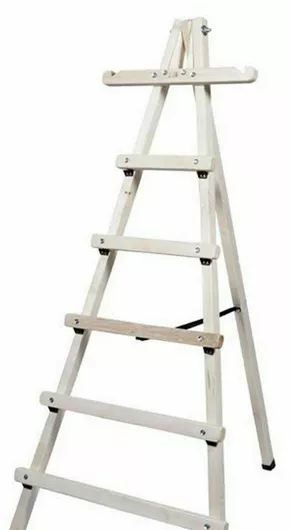 Σκάλα Ξύλινη με 5 Σκαλοπάτια 225cm