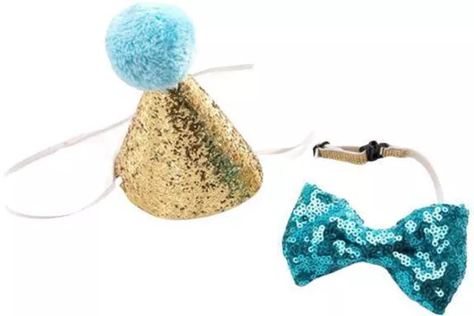 Birthday Set καπελάκι γενεθλίων και λουράκι με φιόγκο