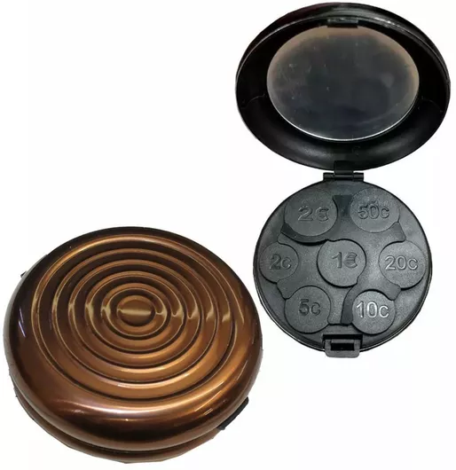 Κερματοθήκη Φορητή Ezra Πλαστική με 7 Θέσεις Ontro N7