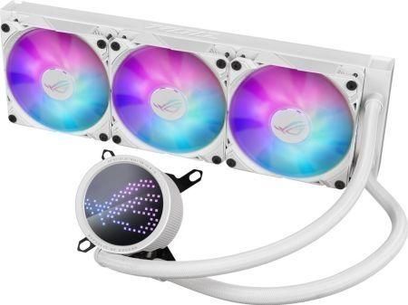 Υδρόψυξη Επεξεργαστή Asus ROG Ryuo III 360 ARGB Τριπλού Ανεμιστήρα 120mm για Socket AM4 / AM5 / 1700 / 1200 / 115x Λευκό