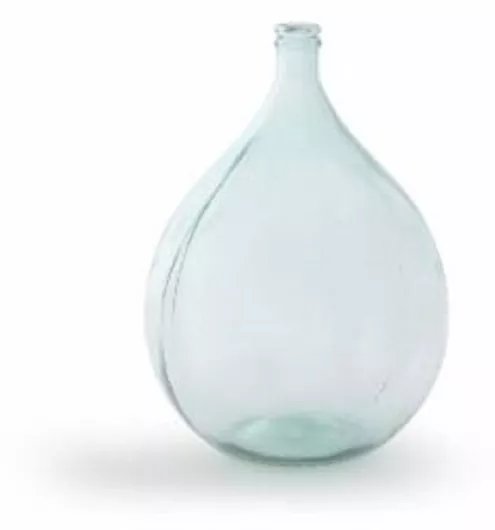 Γυάλινη νταμιτζάνα -βάζο vintage 0.63 x 0.43cm. 54 lt.