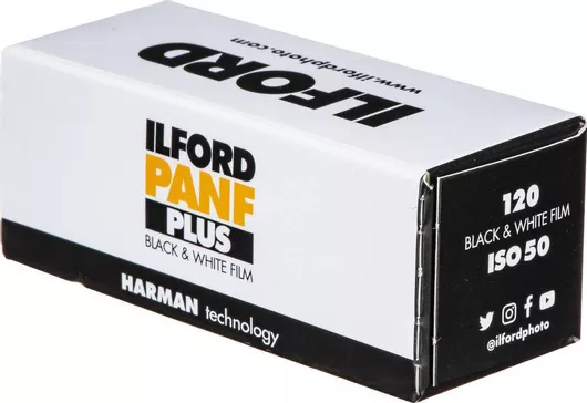 Ilford B&W Negative Pan F Plus 50 Ρολό Φιλμ 120 16 Exposures