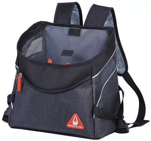 Σακίδιο Πλάτης για Μεταφορά Σκύλου / Γάτας έως 6kg Μαύρο Μ35xΠ33xΥ21cm