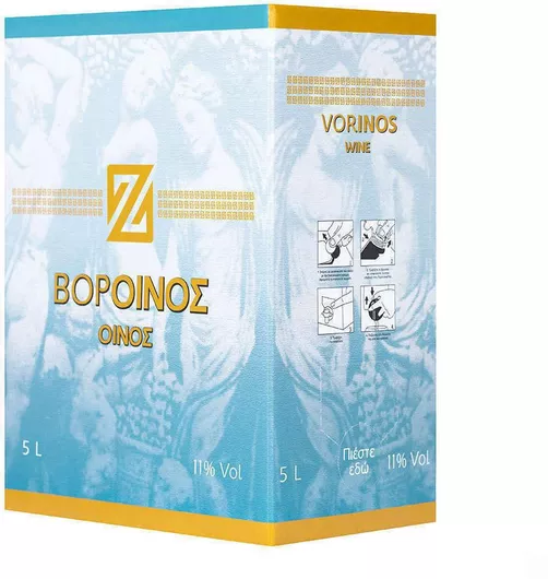 Κρασί Ζοίνος Ζίτσα Βοροινός Λευκό Ξηρό 5000ml