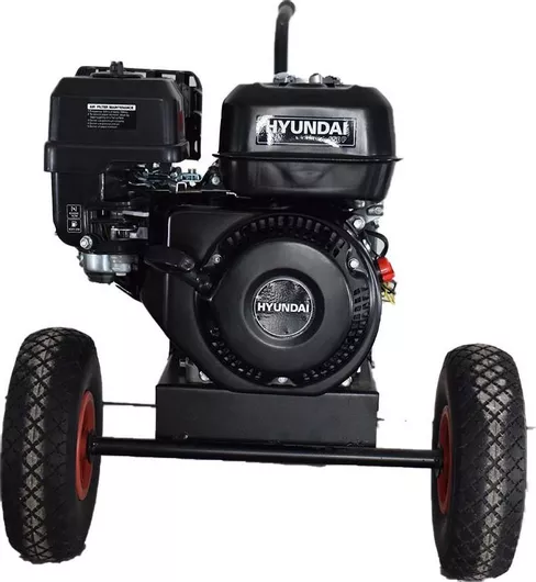 Γεννήτρια Ελαιοραβδιστικού Αγγελής Τροχήλατη 30V με Κινητήρα Huyndai 6.5hp