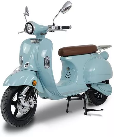 Ηλεκτρικό Μηχανάκι Eurolamp EV4000 Ισχύος 4000W με Τελική Ταχύτητα 75km/h Αυτονομίας 80km Μπλε