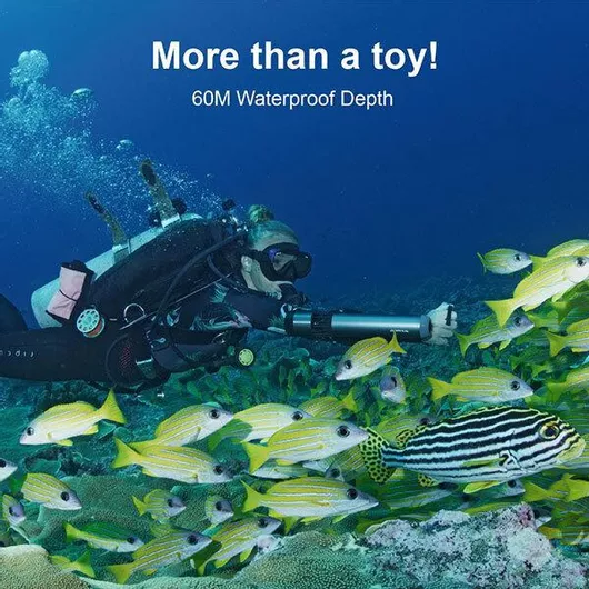 Waydoo Subnado Underwater Scooter FullPack Μαύρο