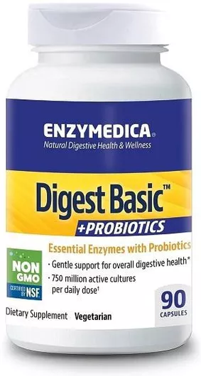 Enzymedica Digest Basic + Probiotics 90 κάψουλες