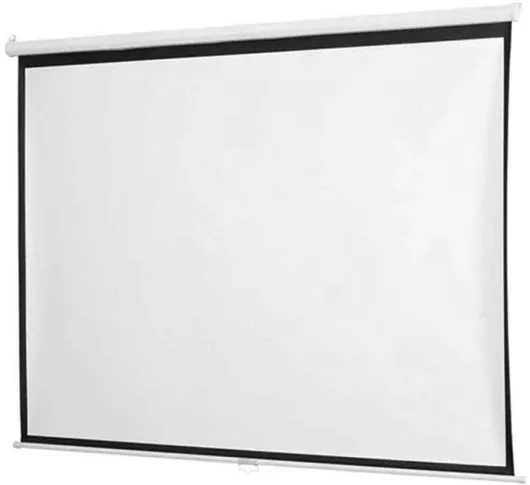 Οθόνη Προβολής Projector Ηλεκτρική Οροφής με Λόγο Εικόνας 4:3 203x152cm